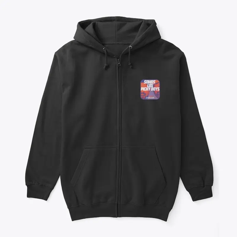 Hoodie del Podcast Con Logo Pequeño